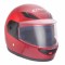 Casca copii integrala, marime 47-48 cm, culoare rosu Cod Produs: MX_NEW AJ0415