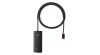 Adaptor USB tip C Baseus Lite Series HUB - 4x USB 3.0, 1m, negru (WKQX030401)