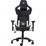 Scaun gaming Serioux Theon, Negru/Alb