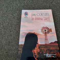 J.M. Coetzee - IN INIMA TARII { Humanitas, 2017 } R9