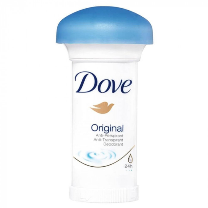 Deodorant Stick Crema DOVE Original, 50 ml, Tip Ciuperca pentru Femei, Protectie 24h, Deodorant Solid, Deodorante Solide, Deodorant Solid Femei, Deodo