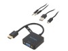 Adaptor HDMI 1.4 15cm Negru
