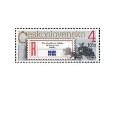 Cehoslovacia 1986 - 100 de ani de la eticheta de &icirc;nregistrare, neuzata