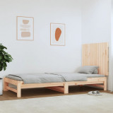VidaXL Tăblie de pat pentru perete, 82,5x3x60 cm, lemn masiv de pin