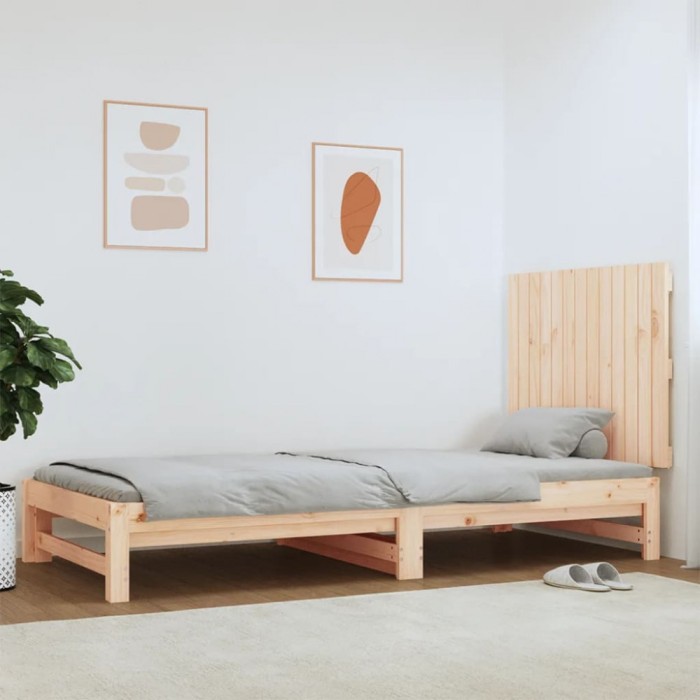 vidaXL Tăblie de pat pentru perete, 82,5x3x60 cm, lemn masiv de pin 824853