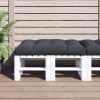 Perna Paleti Antracit 120x80x12cm Poliester, Exterior, Strend Pro. Comoda, Rezistenta la Apa. Canapea, Terasa, Gradina, Interior