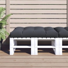 vidaXL Pernă pentru paleți, antracit, 120x80x12 cm, textil