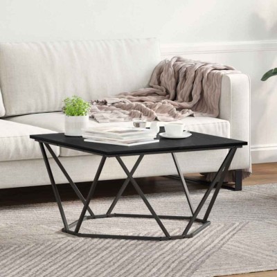 vidaXL Masă de cafea Stejar negru 80 x 80 x 45 cm 868273 foto