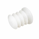 Cumpara ieftin Dop spirala pentru sticle vin si lichide fermentate, etansare sigura, plastic alb, 22 mm, reutilizabil, 1 buc