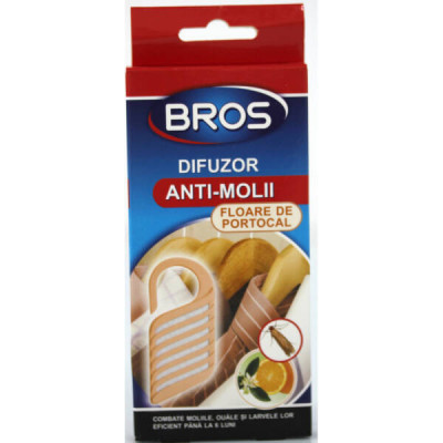 Bros difuzor anti-molii aroma flori portocal foto