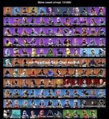 Cont fortnite nfa 100+ skins foto