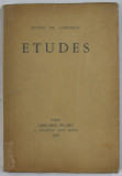 ETUDES par JACQUES DE LACRETELLE , 1928, EXEMPLAR 243 DIN 300