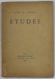 ETUDES par JACQUES DE LACRETELLE , 1928, EXEMPLAR 243 DIN 300