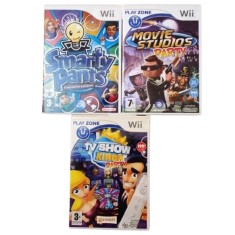 Joc Nintendo Wii Smarty Pants + Movie Studio Party + TV Show King Party