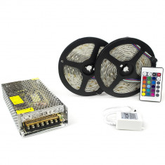 Kit complet 10m band RGB 60SMD 5050/m telecomanda 44 taste ManiaLight foto