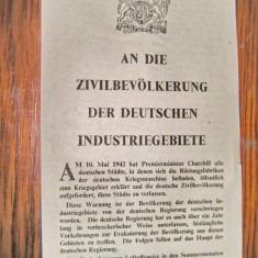 B86- I-Manifest Chrurchil pt. civilii germani din marina de razboi si industrie