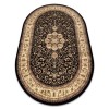 Covor Royal Adr oval model 521 negru , 200x290 cm, Dreptunghi, Polipropilena