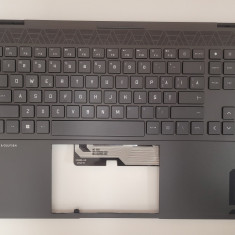 Carcasa superioara cu tastatura palmrest Laptop, HP, Omen 16-N, TPN-Q265, M62264-001, M62259-001, N14061-001, N14061-B31, N14061-271, iluminata RGB, l