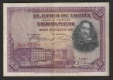 Spania, 50 pesetas 1928_pictorul Vel&aacute;zquez_A9,933,168