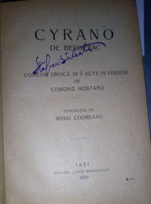 Edmond Rostand - Cyrano de Bergerac 1920 (1920) foto