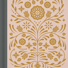 ESV Journaling Study Bible (Cloth Over Board, Blush/Ochre, Floral Design)