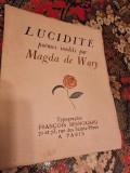 Magda de Wary - Lucidite (cu dedicatie de la autoare)