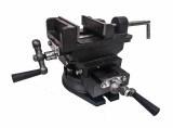 Menghina cu reglare in cruce rotativa 100mm, transversal, 2 axe de ghidare (19405)