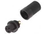 Conector circular 719 60V 3 PIN mufă mamă pentru cablu 3A