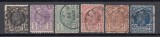 ROMANIA 1889 LP 44 REGELE CAROL I VULTURI FILIGRAN STEMA SERIE STAMPILATA, Stampilat