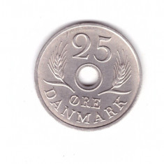 Moneda Danemarca 25 ore 1967, stare foarte buna, curata