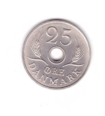 Moneda Danemarca 25 ore 1967, stare foarte buna, curata foto