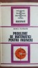 Probleme de matematici pentru ingineri- Rodica Trandafir