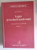 Legea Insolventei: Comentariu pe Articole - Ion Turcu, Ed. C.H. BECK, 782 pagini