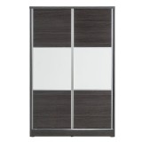Dulap cu 2 usi glisante Griffin culoarea wenge121x56.5x180.5cm