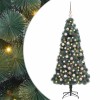 VidaXL Brad de Crăciun artificial cu suport Verde 30 x 30 x 120 cm PET 3396139