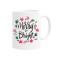 Cana alba personalizata &quot;merry &amp; bright christmas&quot;, INOVATIX&reg;️. 330ml