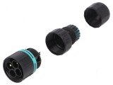 Conector alimentare AC TH387 cu şurub tată 7-12mm
