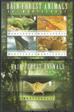 Montserrat 2009 Mi 1476/79 + bl 129 MNH - Animale din padurea tropicala, Nestampilat