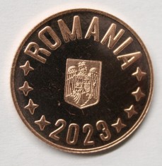 5 BANI 2023 DIN SET DE MONETARIE . PROOF.
