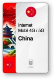 ESIM Internet China, valabil 30 zile, trafic 3 GB, Standard
