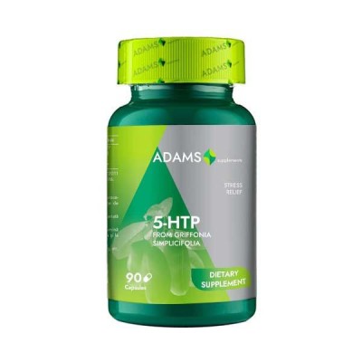 5-HTP 50 miligrame 90 capsule Adams Vision foto