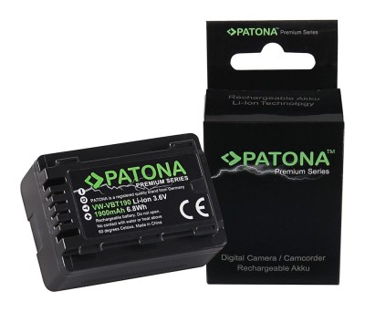 Acumulator /Baterie PATONA Premium pentru Panasonic VW-VBT190 HC-V757 V777 VX878 WX979- 1258 foto