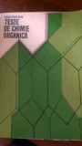 Teste de chimie organica - Dora Parvulescu 1977