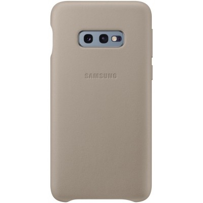 Husa Piele Samsung Galaxy S10e G970, Leather Cover, Bej EF-VG970LJEGWW foto