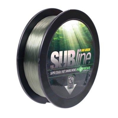FIR KORDA SUBLINE VERDE 0,35MM/12LB/1000M foto