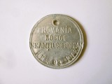 Cumpara ieftin Rară! Placuță de identificare/Dog Tag WWII:Locotenent Neamțu Coriolan(vicecampion mondial de bridge) Regimentul 93 Infanterie Arad