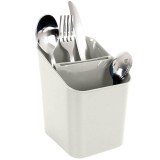 Suport pentru Tacamuri si Ustensile de Bucatarie - Culoare Gri Handy KitchenServ
