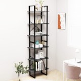 VidaXL Raft de depozitare, gri, 60x30x210 cm, lemn masiv de pin 806524