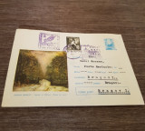 Plic filatelic FDC Euromax &#039;74 - Anonim francez &#039;Peisaj de iarnă&#039;, Dupa 1950