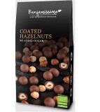 Alune de padure invelite in ciocolata cu praline, bio, 60g, Benjamissimo